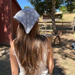 3 PACK of headband Scarves - Vintage style with clips 90s 2000s Vintage